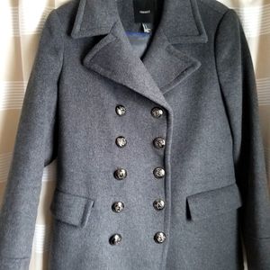 Forever 21 Double breasted Gray Pea Coat